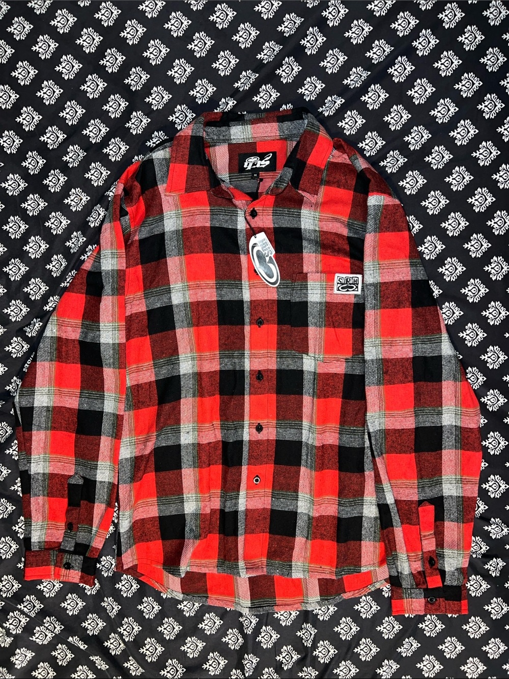 SRH Red & Black Plaid Flannel